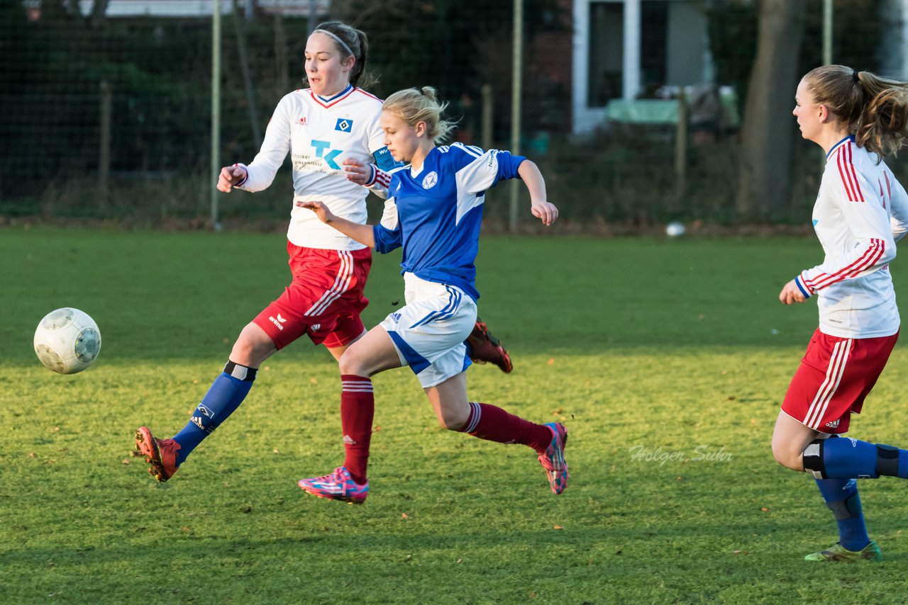 Bild 185 - B-Juniorinnen Hamburger SV - Holstein Kiel : Ergebnis: 0:1